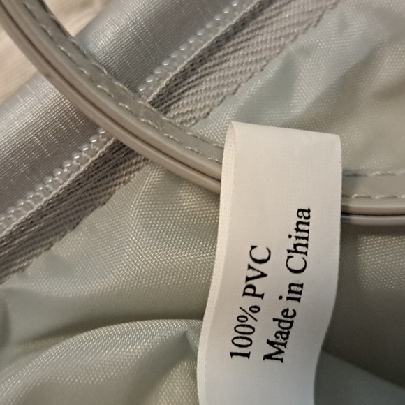 💜RARE Silver Satin Evening Bag - Picture 8 of 13